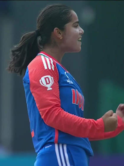 Isma Daniel with a Batting vs India Women Under-19