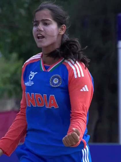 Jannatul Maoua with a Batting vs India Women Under-19