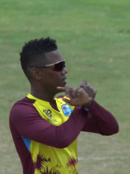 Lega Siaka - Wicket - West Indies vs Papua New Guinea