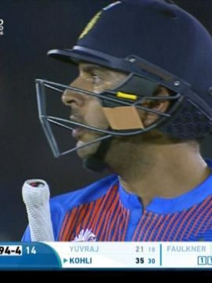 Yuvraj Singh Wicket Fall IND V AUS Video ICC WT20 2016