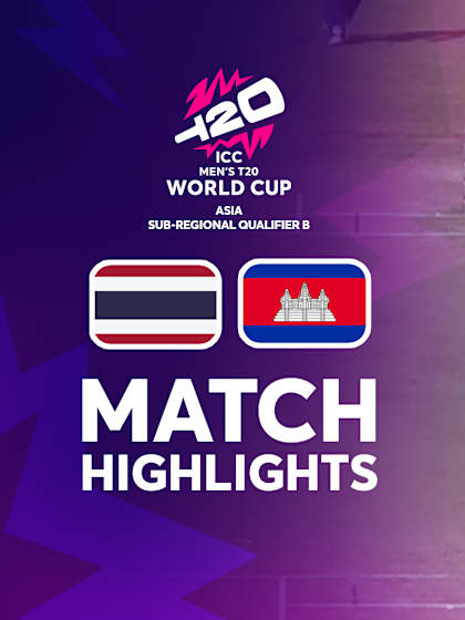 Thailand vs Cambodia | Match Highlights | T20WC Asia Qualifier B 2024