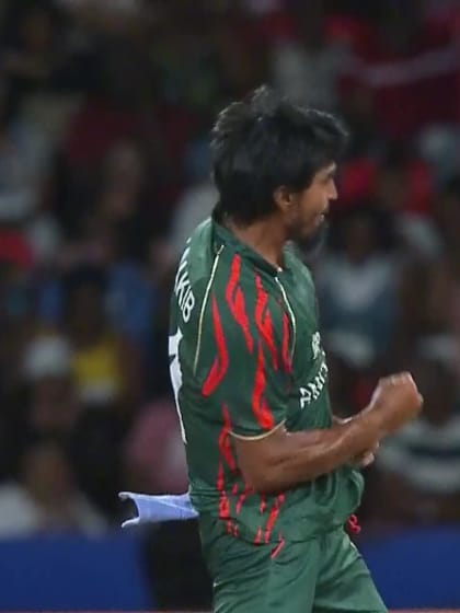 Anil Sah - Wicket - Bangladesh vs Nepal