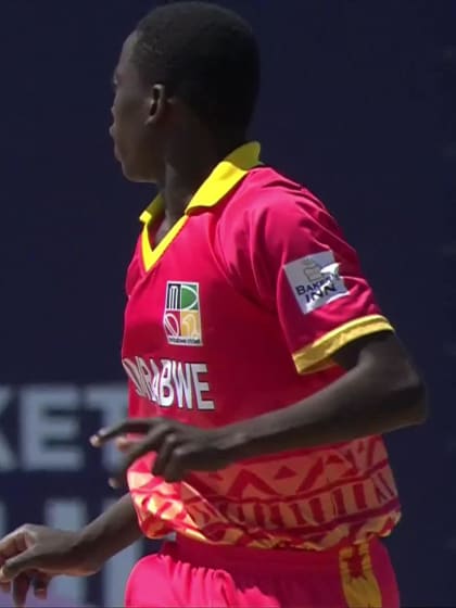 Anesu Kamuriwo with a Caught Out vs. England