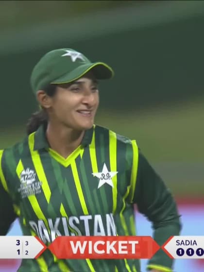 Wicket-Arlene-Kelly-Pakistan-Women v Ireland ICC T20WC 2023