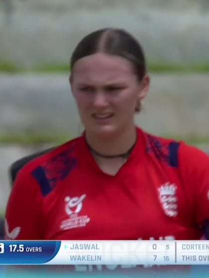 R Jaswal with a Batting vs England Women Under-19