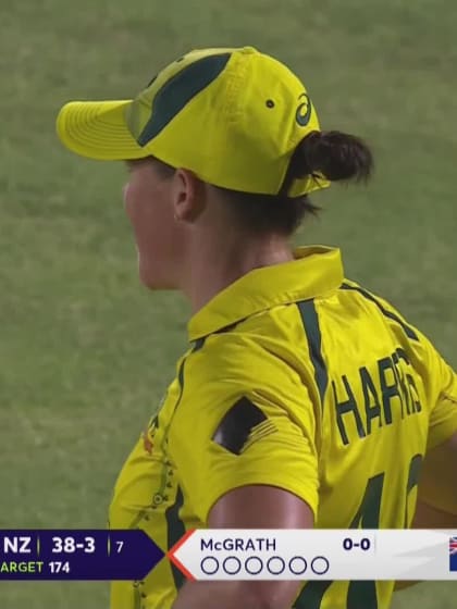 Wicket-Maddy-Green-Australia-Women v New-Zealand-Women ICC T20WC 2023