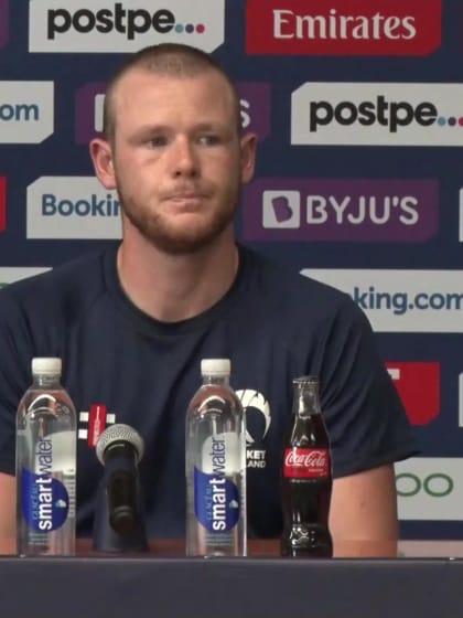 18 October - Oman - Scotland's Michael Leask pre-match press conference