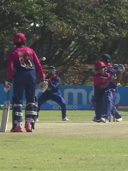 Aryansh Sharma - Wicket - Nepal vs UAE