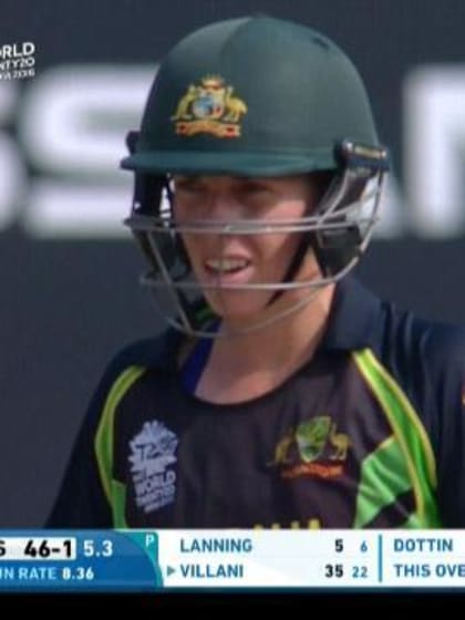 Elyse Villani Match Hero for Australia v WI ICC Womens WT20 2016