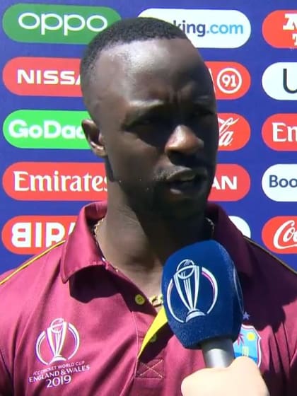 CWC19: WI v IND – Kemar Roach interview