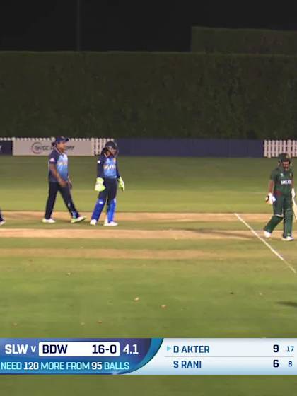 Dilara Akter - Wicket - Sri Lanka Women vs Bangladesh Women