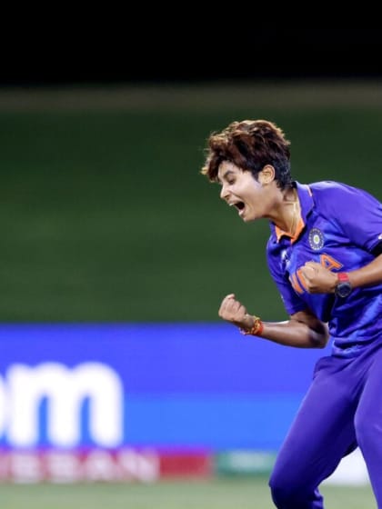 Wicket: Meghna Singh seals a big win for India