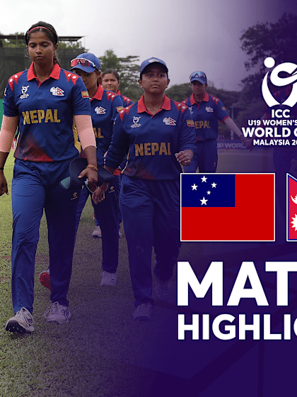 Puja Mahato leads Nepal to their first victory | Match Highlights | U19WC 2025