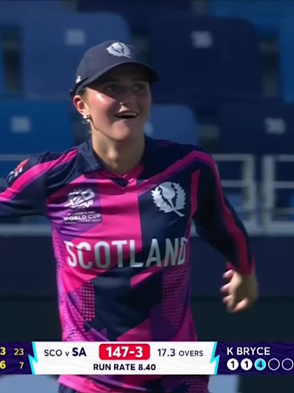 Marizanne Kapp - Wicket - South Africa vs Scotland