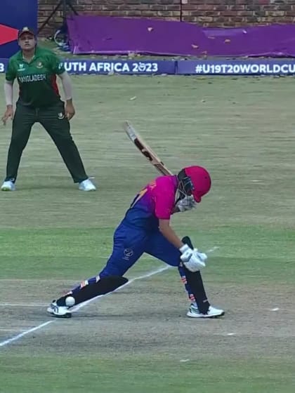 Wicket-Lavanya-Keny-UAE-U19s-Women v Bangladesh-U19s-Women ICC U19W T20WC 2023