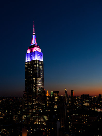 Cricket lights up New York's Empire State Building to launch 'Out of this World' ICC Men's T20 World Cup 2024 Trophy Tour
