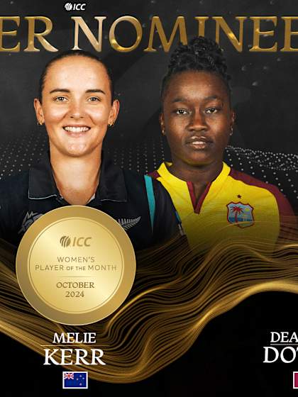 ICC Women’s Player of the Month nominees for October announced