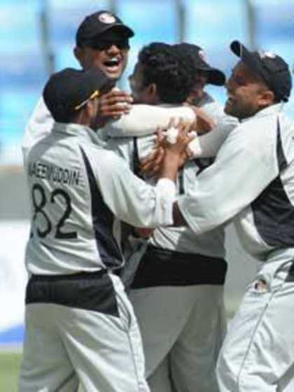 Captain Khan leads UAE to victory over Namibia