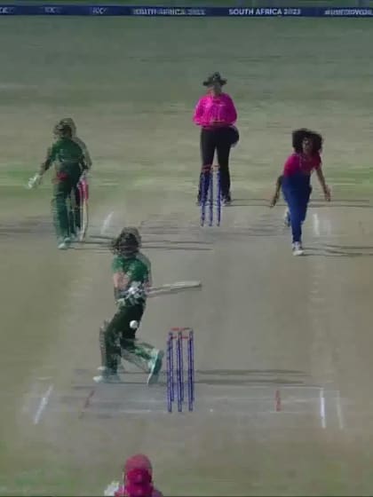 Wicket-Rabeya-Rabeya-UAE-U19s-Women v Bangladesh-U19s-Women ICC U19W T20WC 2023