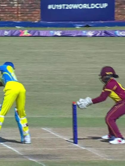 Wicket-Gisele-Ishimwe-West-Indies-U19s-Women v Rwanda-U19s-Women ICC U19W T20WC 2023