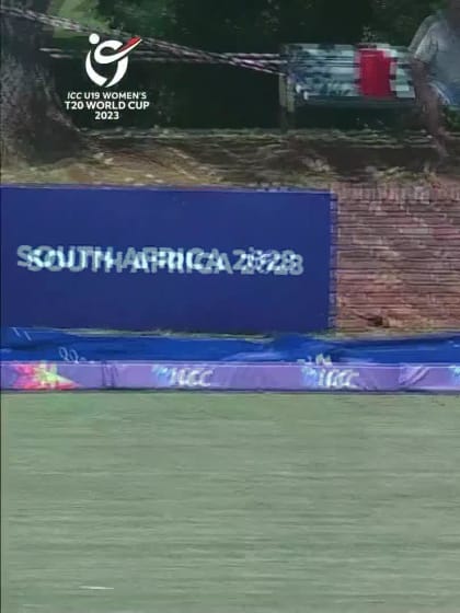 Wicket-Titas-Sadhu-India-U19s-Women v Australia-U19s-Women ICC U19W T20WC 2023