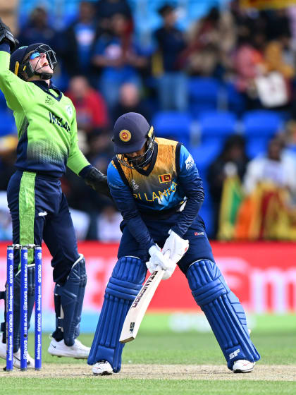 Wicket - Dhananjaya-de Silva - Sri-Lanka v Ireland ICC T20WC 2022