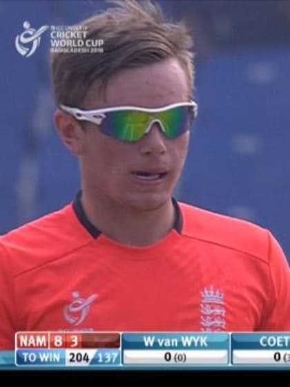 Crane, 3-3 vs Namibia – ENG v NAM
