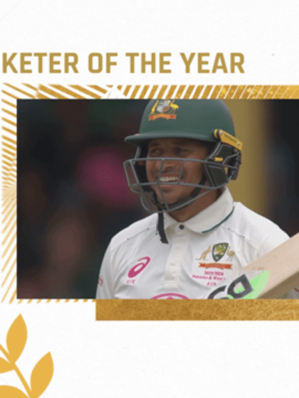 Usman Khawaja - ICC Men's Test Cricketer of the Year | ICC Awards 2023