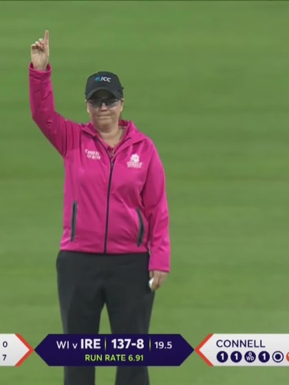 Wicket-Mary-Waldron-West-Indies-Women v Ireland ICC T20WC 2023