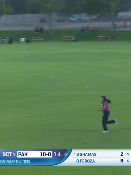 Sadaf Shamas - Wicket - Pakistan Women vs Scotland Women