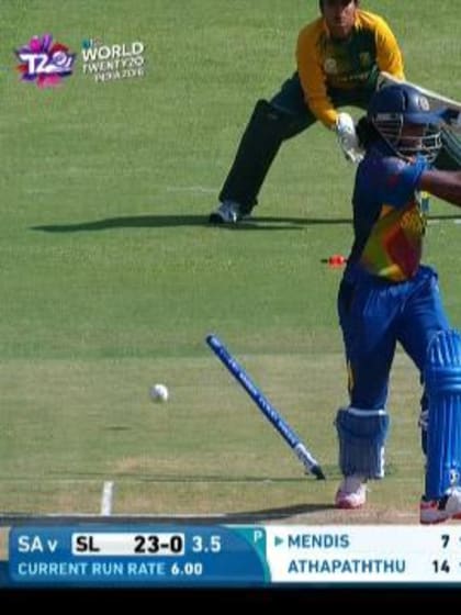 Sri Lanka wicket Losses v South Africa Video ICC Womens WT20 2016