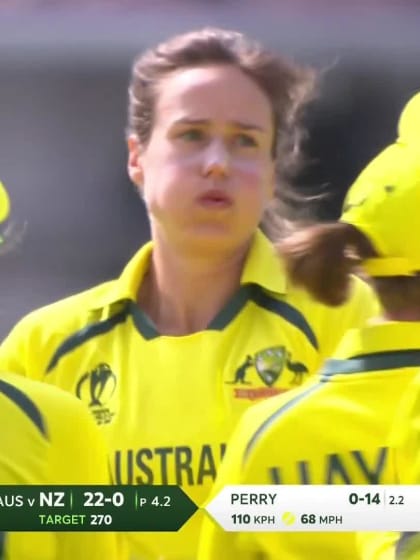 Wicket - Sophie Devine - New Zealand v Australia