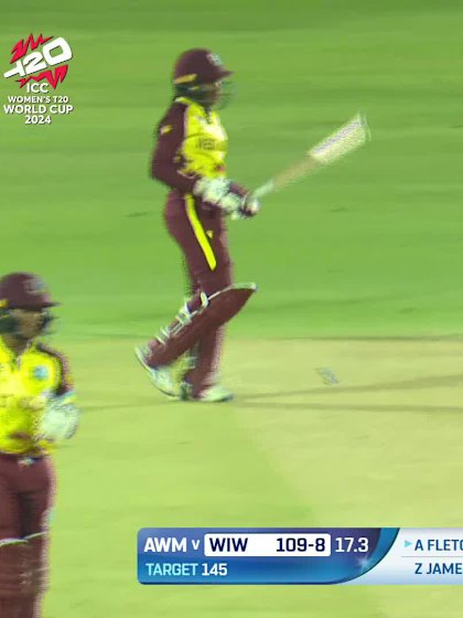 Afy Fletcher - Wicket - West Indies Women vs Australia Women