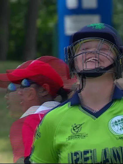 Wicket-Abbi-Harrison-Ireland-U19s-Women v Indonesia-U19s-Women ICC U19W T20WC 2023