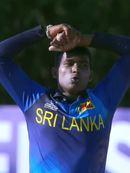 Jewel Andrew with a Four vs. Sri Lanka