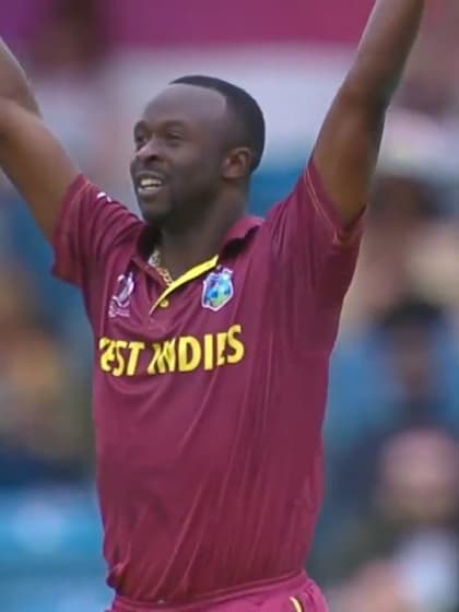 CWC19: AFG v WI – Highlights of Kemar Roach's 3/37