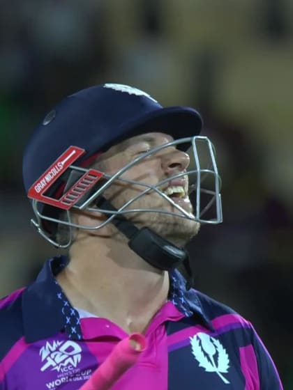 George Munsey - Wicket - Australia vs Scotland