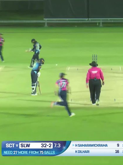 Harshitha Madhavi - Wicket - Scotland Women vs Sri Lanka Women