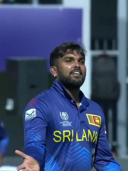 Jatinder Singh - Wicket - Sri Lanka vs Oman