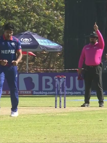 Steven Taylor - Wicket - Nepal vs USA