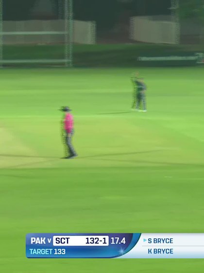 Kathryn Bryce - Wicket - Pakistan Women vs Scotland Women