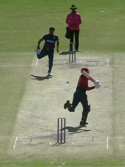 Rohan Mustafa - Wicket - Nepal vs UAE