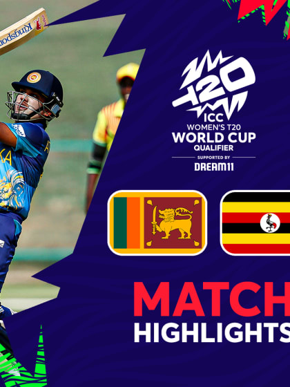 Sri Lanka v Uganda | Match Highlights | Women’s T20WC Qualifier 2024