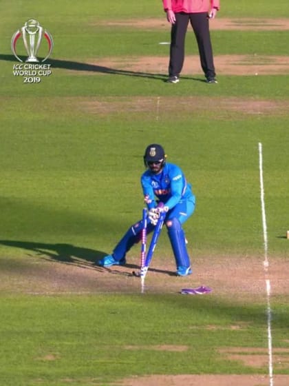 CWC19 WU10: Ban v Ind – Chahal has Mehedi run out for 27