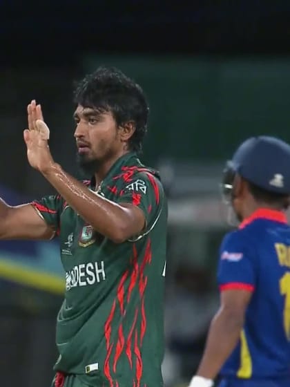 Rohit Paudel - Wicket - Bangladesh vs Nepal