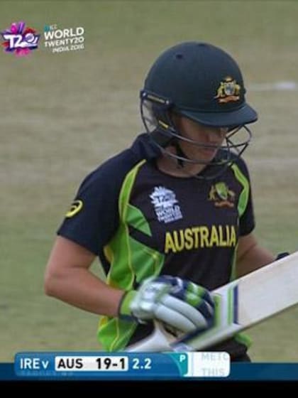 Alyssa Healy Wicket Fall AUS V IRE Video ICC Womens WT20 2016