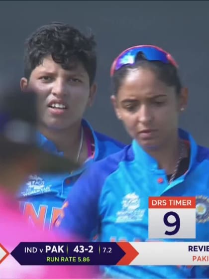 Wicket-Nida-Dar-India-Women v Pakistan-Women ICC T20WC 2023