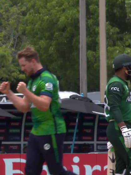 Usman Khan - Wicket - Pakistan vs Ireland