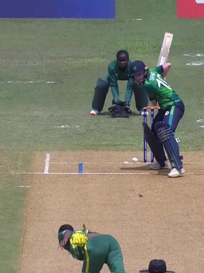 M Spence with a Batting vs Nigeria Women Under-19