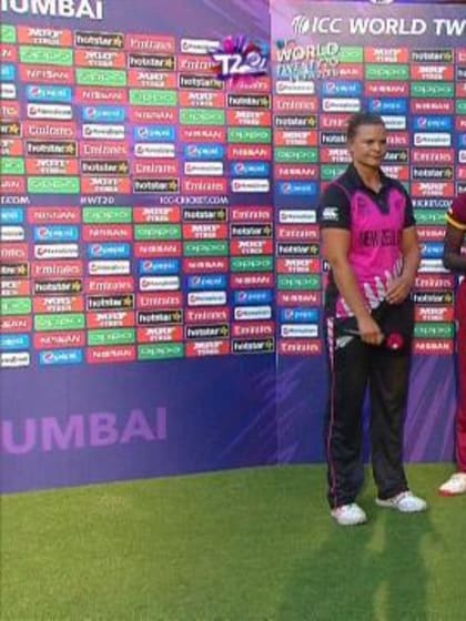 Match Presentation for NZ V WI Match 22 ICC Womens WT20 2016